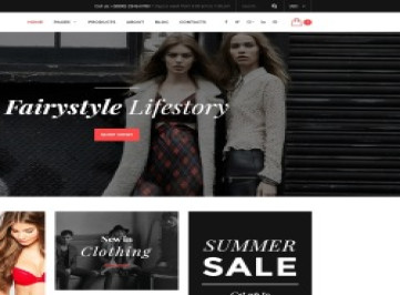 Шаблон сайта FairyStyle  