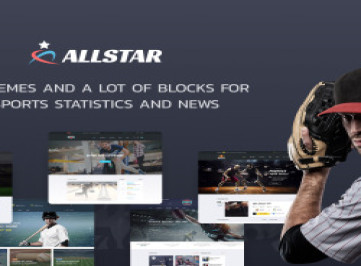 ALLSTAR - Спортивный многоцелевой шаблон   4  