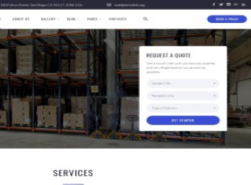 Экспресс - шаблон многостраничного  по логистике и транспорту  