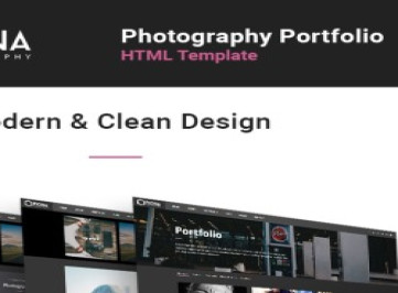 Фиона - Шаблон  портфолио фотогалереи  