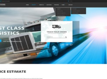 Логистика и транспорт - шаблон  