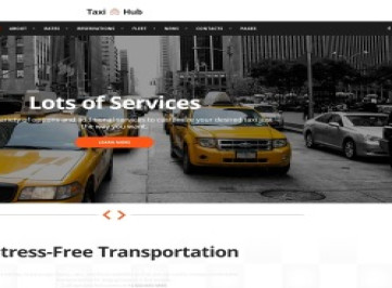 TaxiHub -  шаблон  такси  