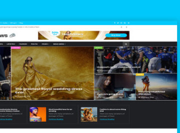 Hashnews - Шаблон  журнала и газеты  