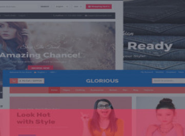 Glorious - многоцелевой шаблон  торговой площадки  