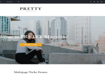 Pretty - Многоцелевой шаблон   для журнала  