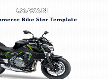 Oswan - шаблон  интернет-магазина велосипедов  