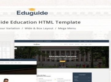 Eduguide - Шаблон образовательного  