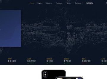 Crypt - Многостраничный -шаблон  с криптовалютой  