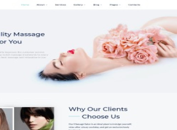 Balance - Многостраничный шаблон  Elegant Massage Salon  
