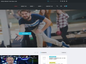 Strike - многостраничный HTML-шаблон сайта для боулинга  