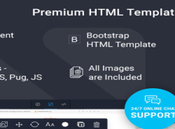 Современный - готовый к использованию шаблон  портфолио  