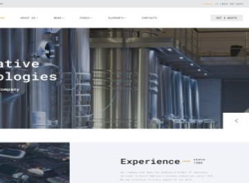 Nordan - Промышленный готовый современный HTML-шаблон Novi  