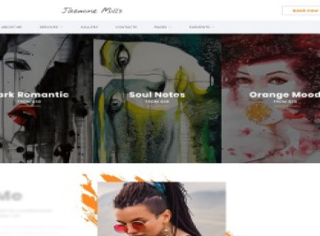 Jasmine Mills - готовый к использованию творческий HTML-шаблон веб-  