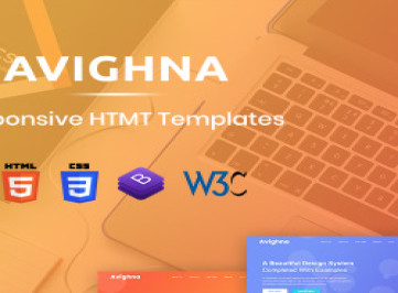 Avighna -  шаблон  для минимального бизнеса  
