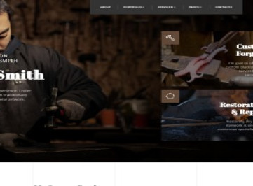 ALF's - Современный многостраничный HTML-шаблон для персональной страницы  