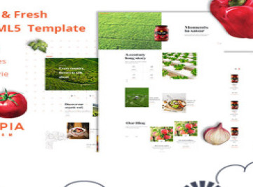 Farmtopia  | Шаблон  органической продукции и фермы  