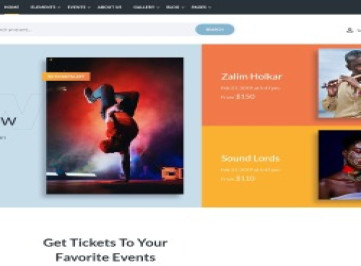 Выходные - билеты Многостраничный креативный HTML-шаблон веб-  