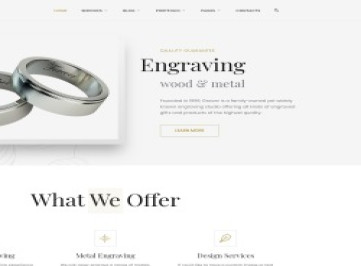 Graver - Художественный многостраничный элегантный HTML-  