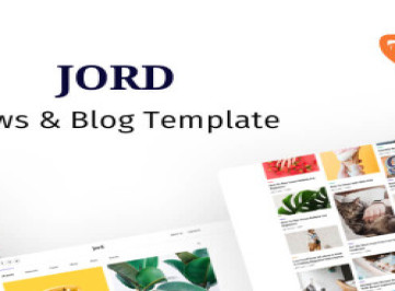 Jord - шаблон сайта блога  