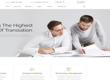 Метафорист - Многостраничный элегантный HTML-шаблон бюро переводов  
