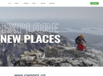 Peak - многостраничный чистый HTML-  