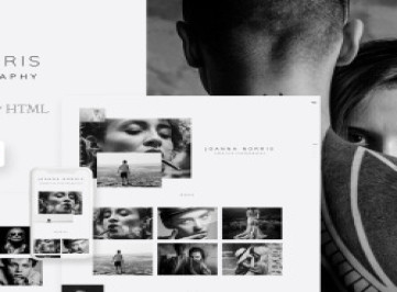 Джоанна Норрис - шаблон  портфолио фотографа  