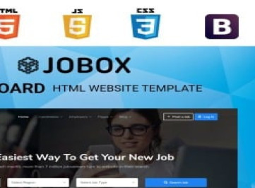 Jobox -  шаблон сайта вакансии  
