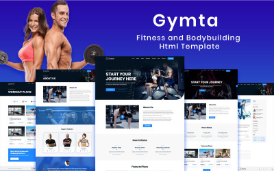 Шаблон Gymta - Шаблон HTML для фитнеса и бодибилдинга  