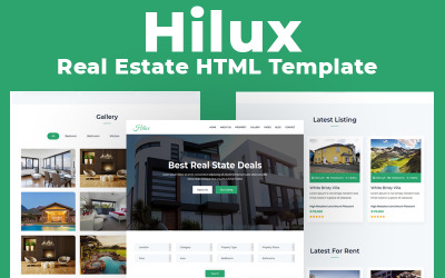 Шаблон Hilux - Многоцелевой HTML-шаблон  по недвижимости  