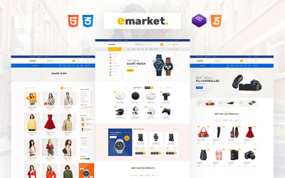 Шаблон Emarket - Многоцелевой шаблон  электронной коммерции  