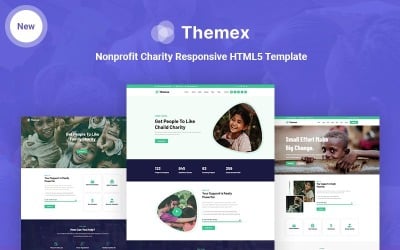 Шаблон   шаблон  для благотворительной некоммерческой организации Themex-Charity