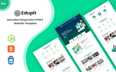 Шаблон Edupit - Образовательный адаптивный  шаблон веб-