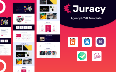 Шаблон Juracy - HTML-шаблон для корпоративного агентства