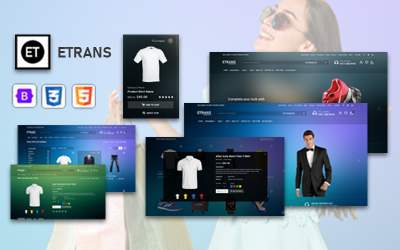Шаблон eTrans - HTML-шаблон электронной коммерции