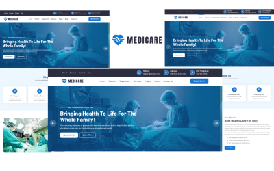 Шаблон Medicare - шаблон  для медицины и врачей  5