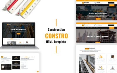 Шаблон Constro - Строительный HTML