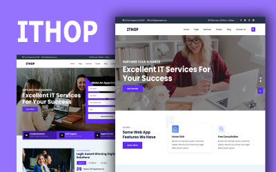 Шаблон ITHOP -  шаблон  Технологии и ИТ-решения
