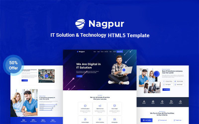 Шаблон Nagpur -  шаблон  для ИТ-решений и технологий