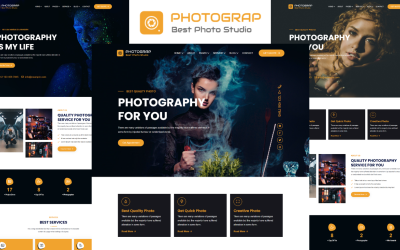 Шаблон Photograp - шаблон  для фотографий