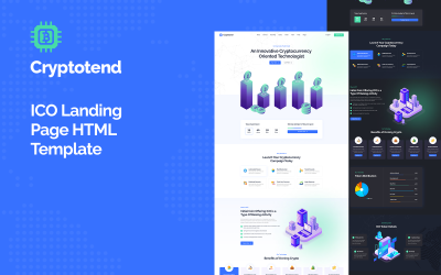 Шаблон Cryptotend - HTML-шаблон ICO и криптовалюты