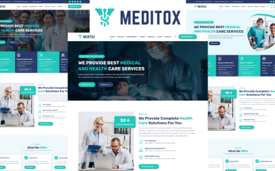 Шаблон Meditox - Шаблон  для медицины и здравоохранения