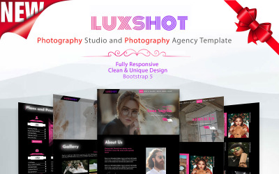 Шаблон Luxshot - Шаблон фотостудии и фотоагентства