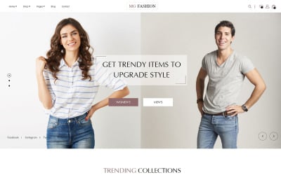 Шаблон MG Fashion - HTML-шаблон  электронной коммерции