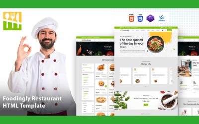 Шаблон Foodingly - HTML-шаблон ресторана