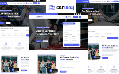 Шаблон Carway - Шаблон  для проката автомобилей