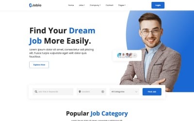 Шаблон Jobio - шаблон   Job Board