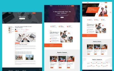 Шаблон Edor - Образовательный HTML-