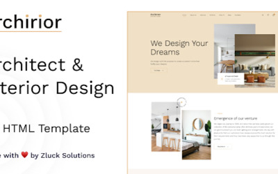 Шаблон Archirior - Архитектор и дизайн интерьера HTML-