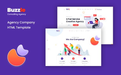 Шаблон Buzzle - HTML-шаблон компании агентства