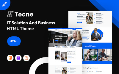 Шаблон Tecne — ИТ-решение и шаблон бизнес-